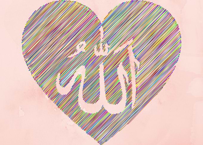 Name of ALLAH Calligraphy