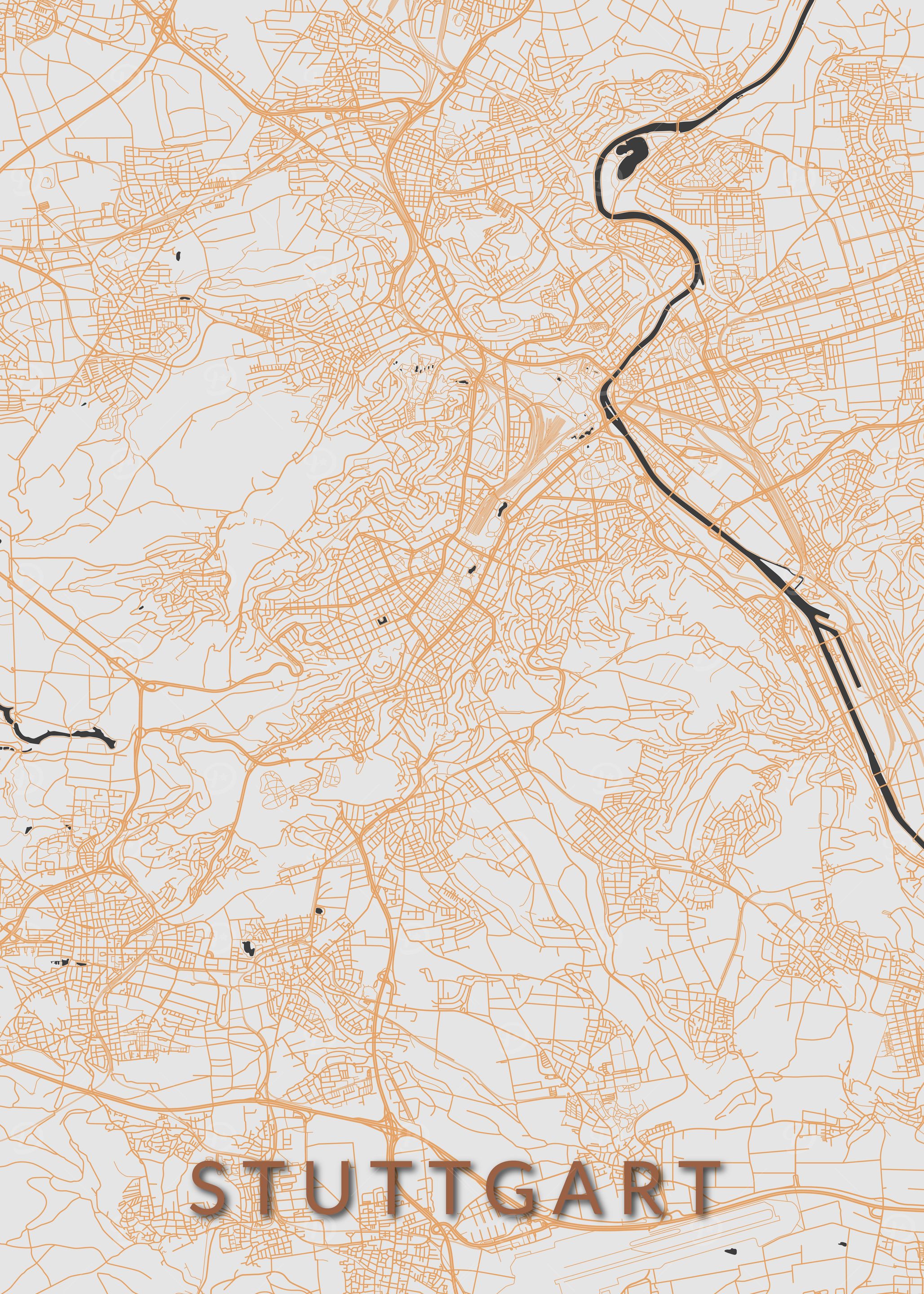 Stuttgart Germany Map