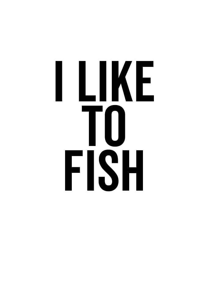 I Like To Fish