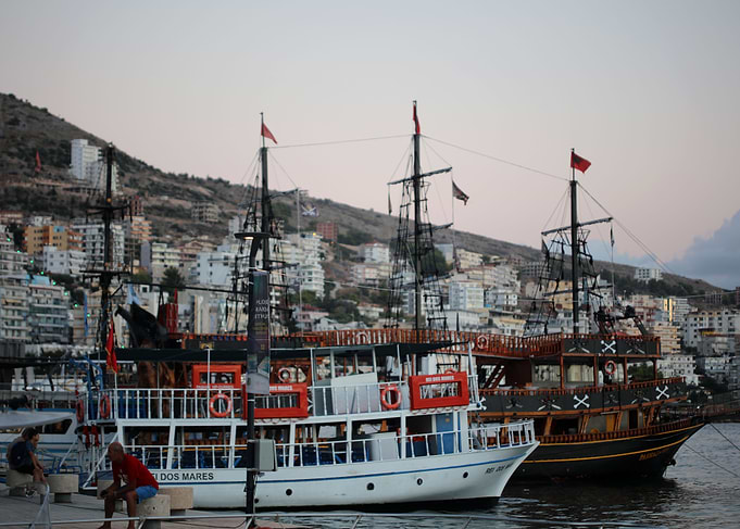Sarande old city Albania