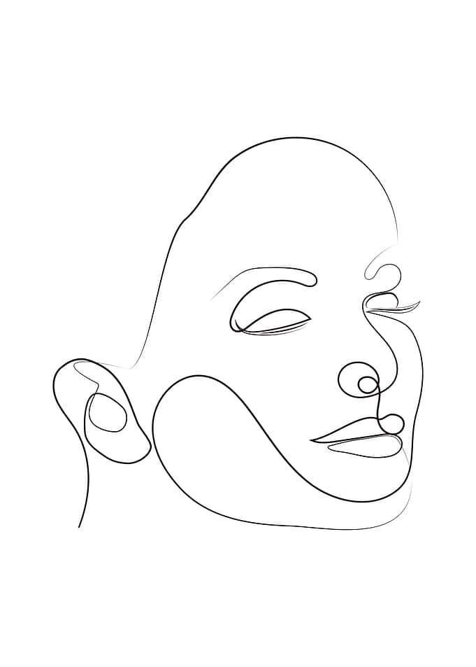 Abstract Continuous Lines