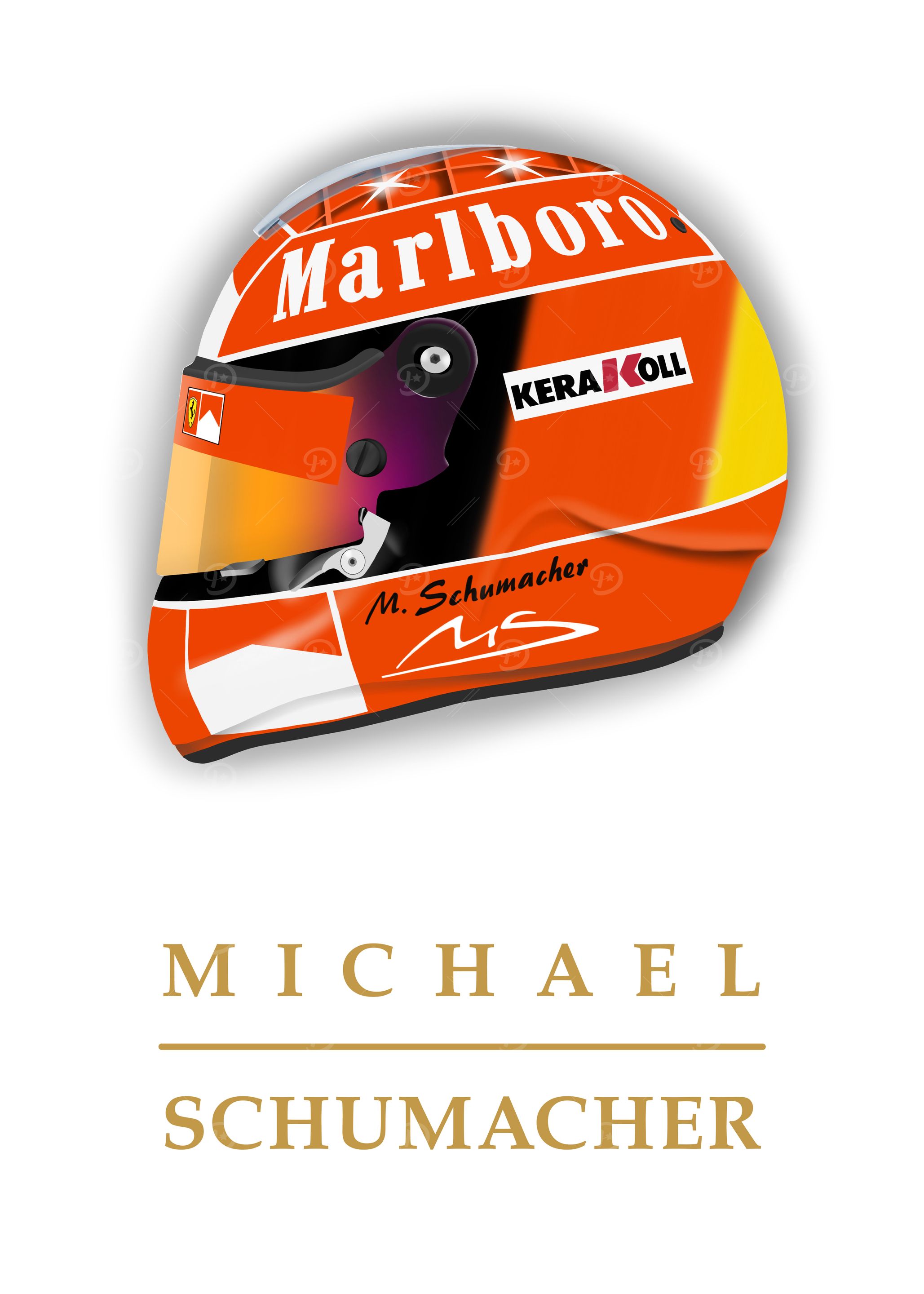 Michael Schumacher Helmet