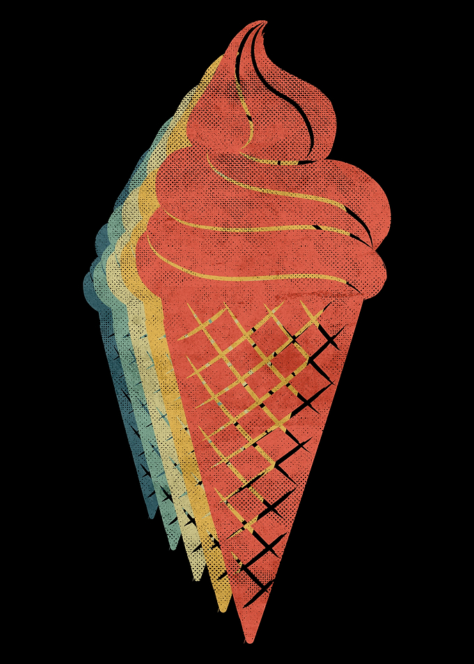 Ice Cream Cone Retro