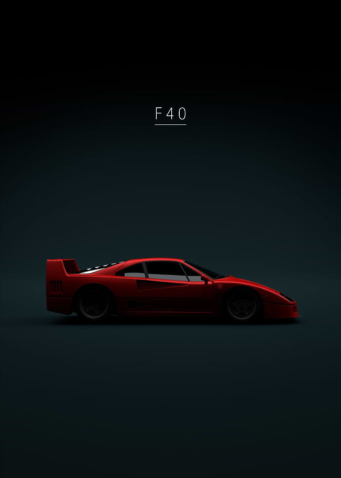 1987 F40 Red