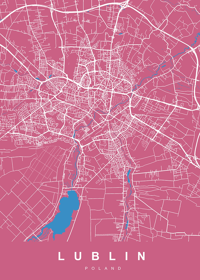 LUBLIN Map POLAND