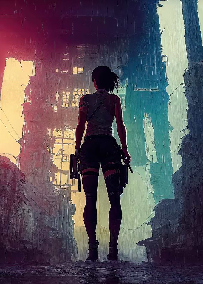 Exploring devastated dock