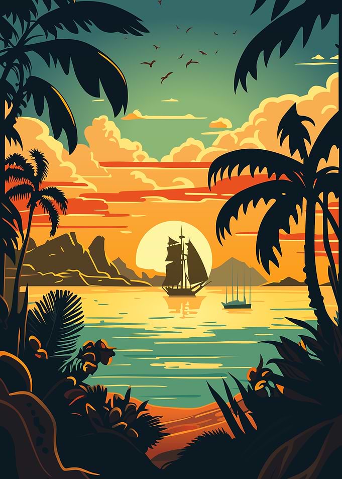 Caribbean sunset