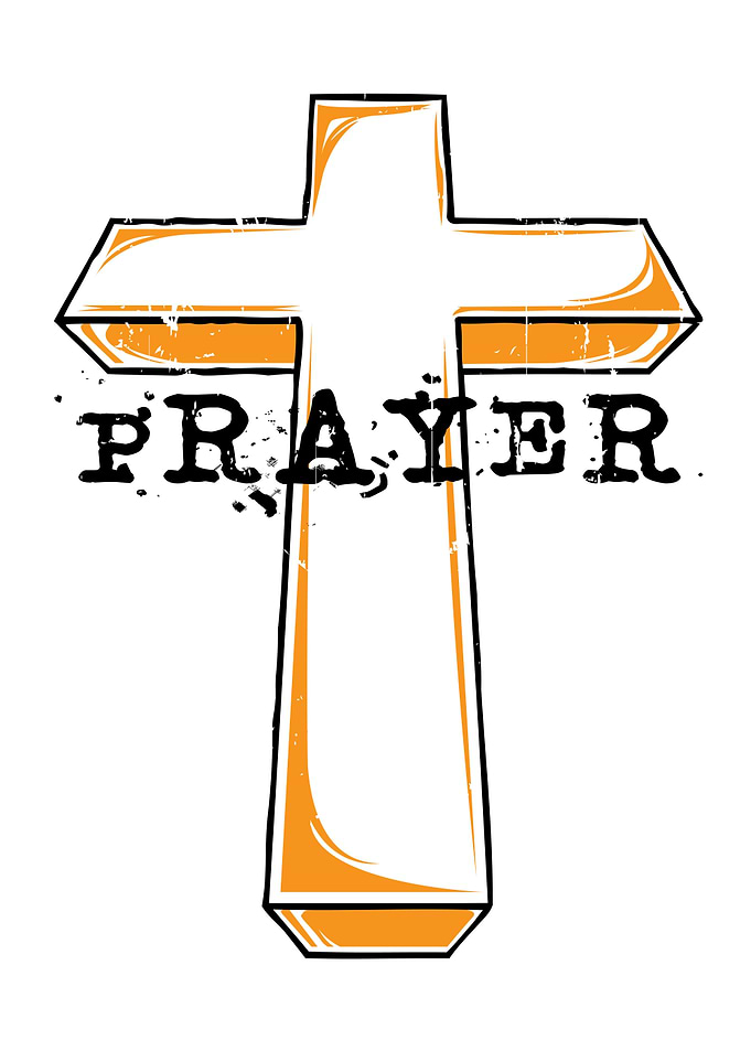 Prayer Christian crucifix