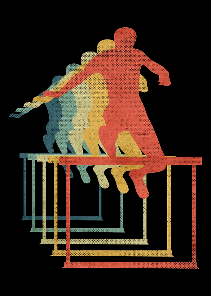 Hurdle Sprint Dash Jump
