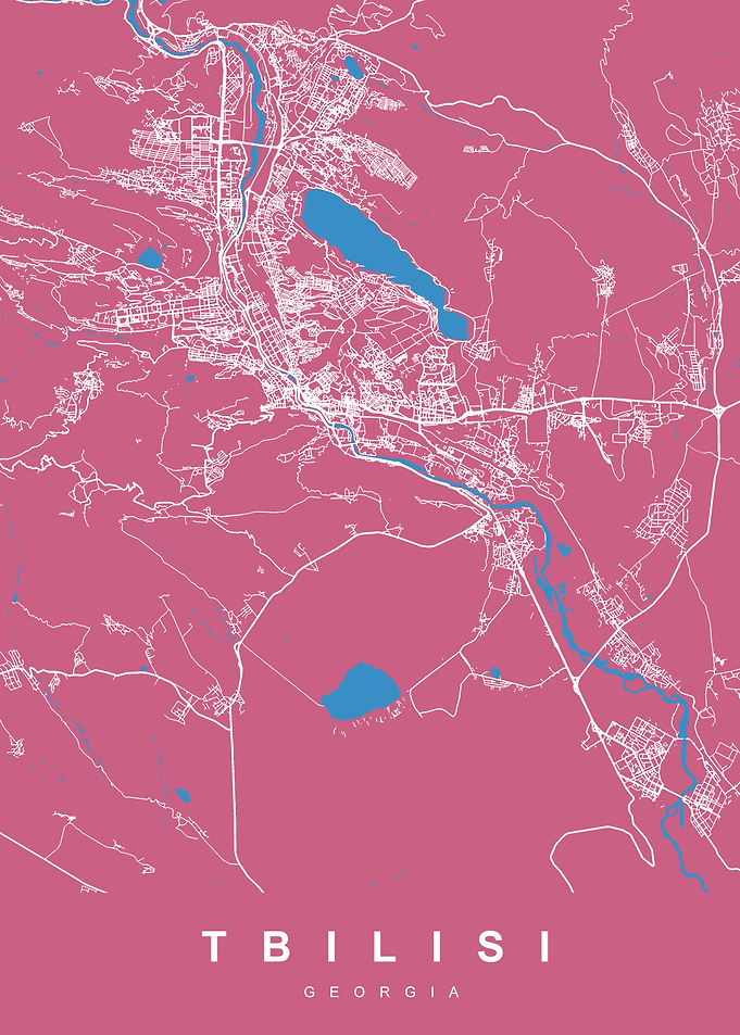TBILISI Map GEORGIA