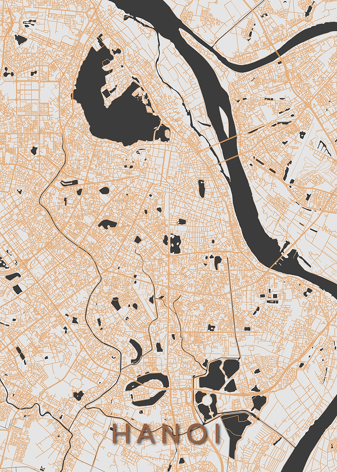 Hanoi Vietnam Map