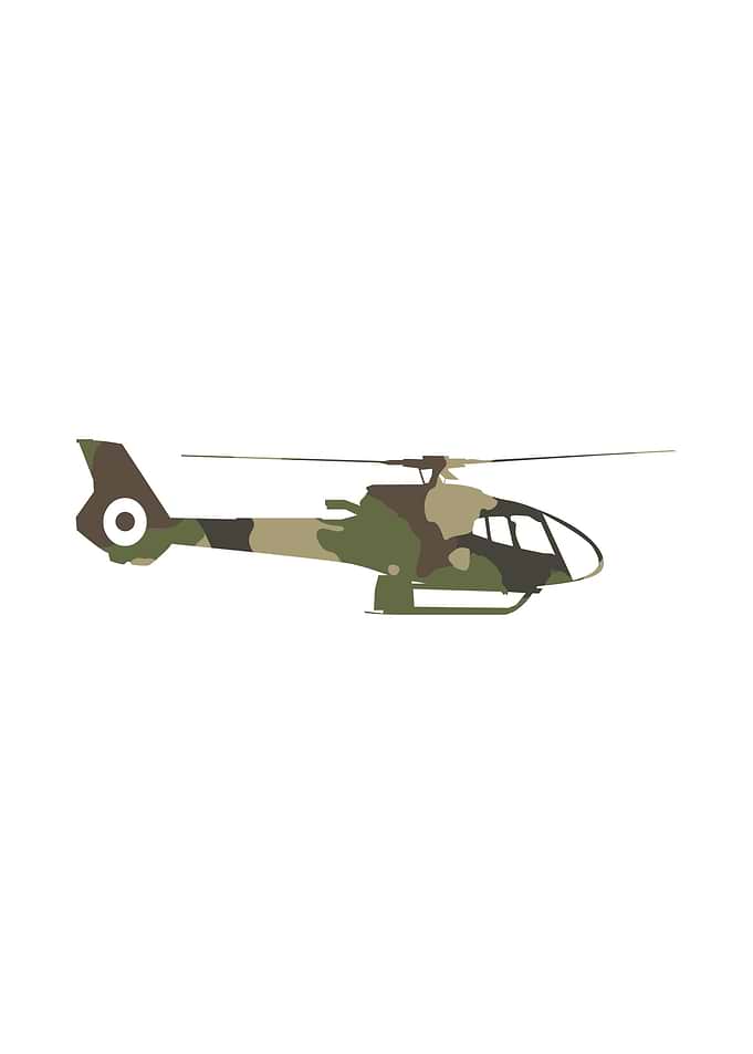 helicopter silhouettes