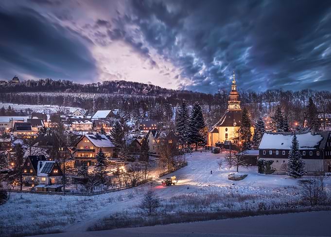 Village for christmas