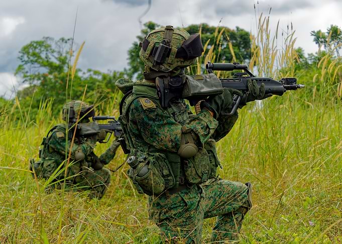 Singapore Army Soldiers