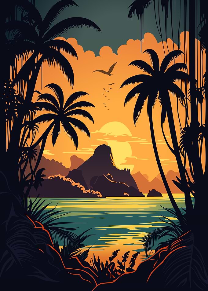 Caribbean sunset