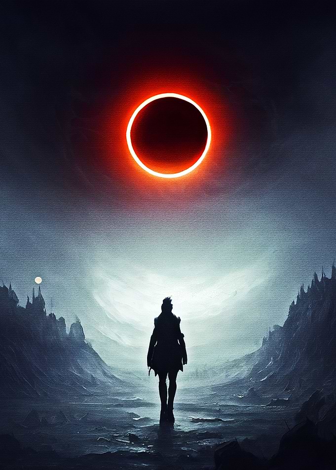Paint Lunar Eclipse
