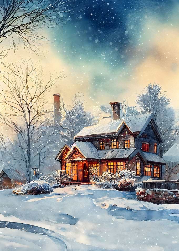 Watercolors Winter