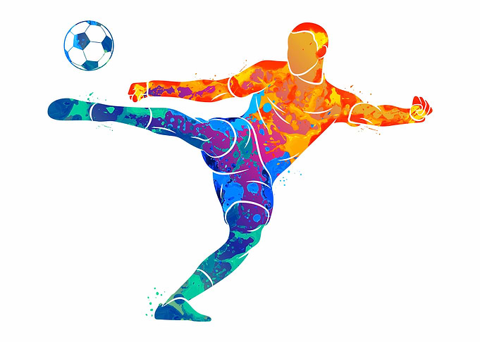 Watercolor Soccer