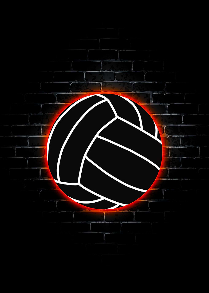 Volleyball Neon Sports