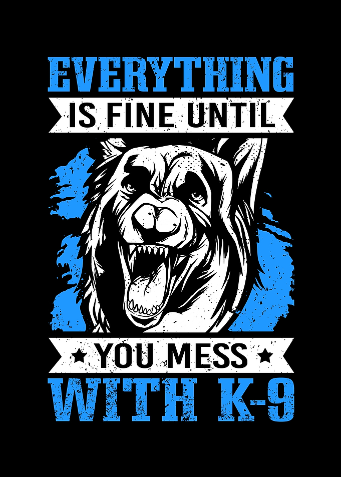 K9 Police Office Canine