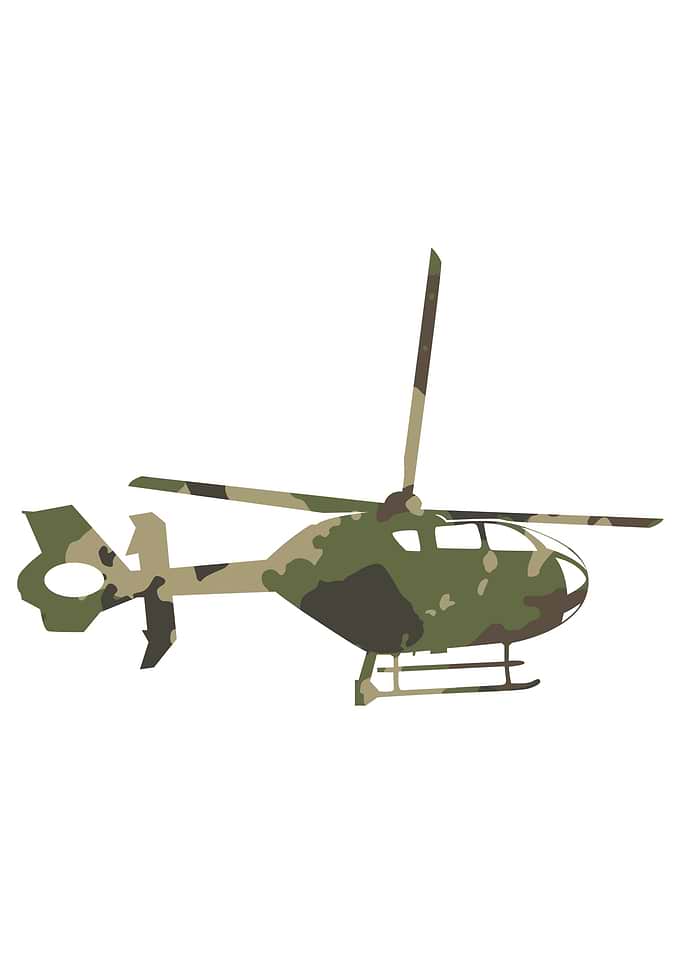helicopter silhouettes
