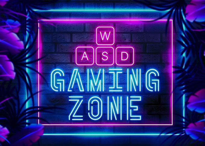 Funny Gamer Neon Quote