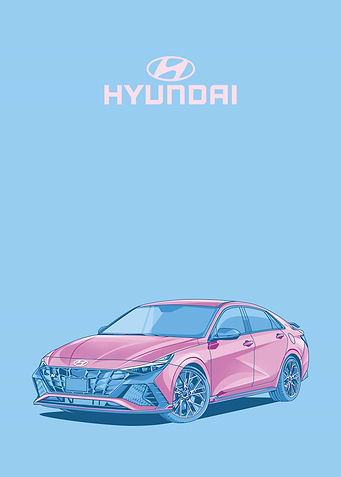 hyundai elantra n pink