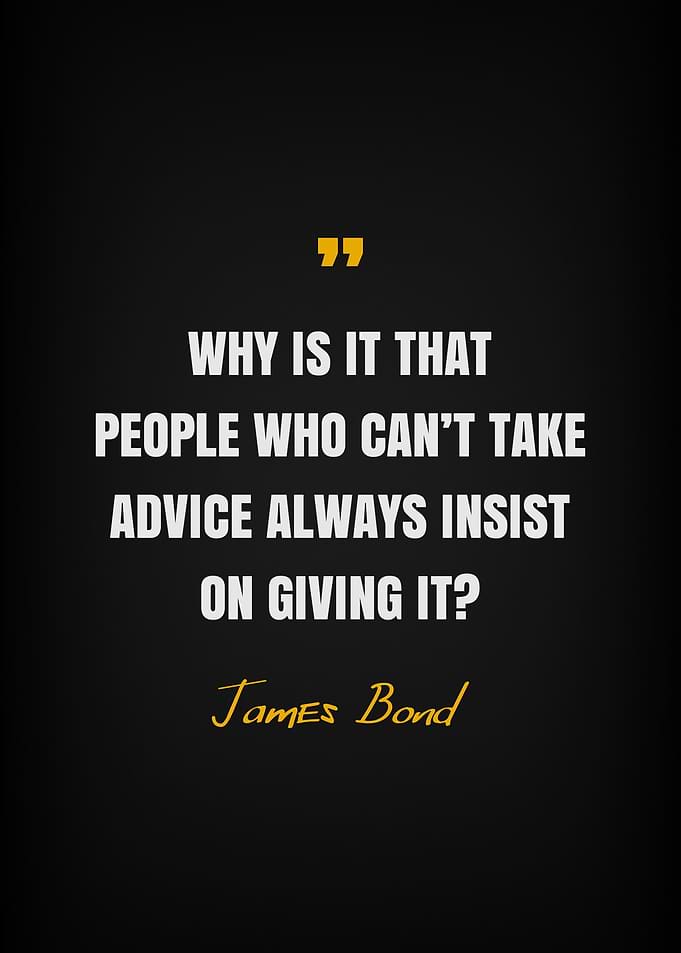 James Bond Quotes