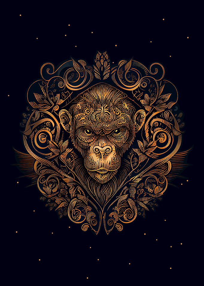 Chinese New Year Monkey