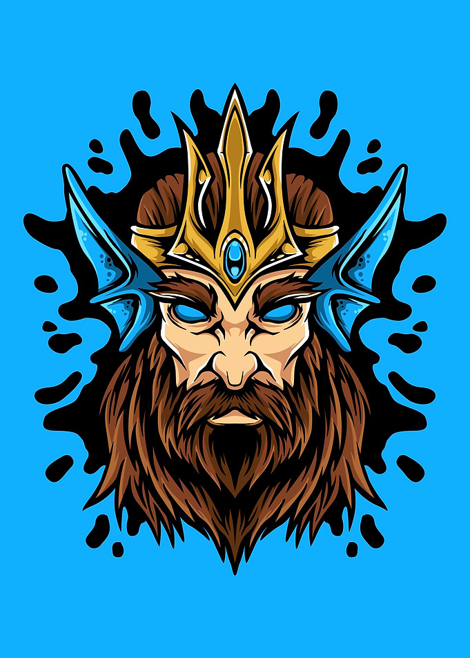 Head of poseidon