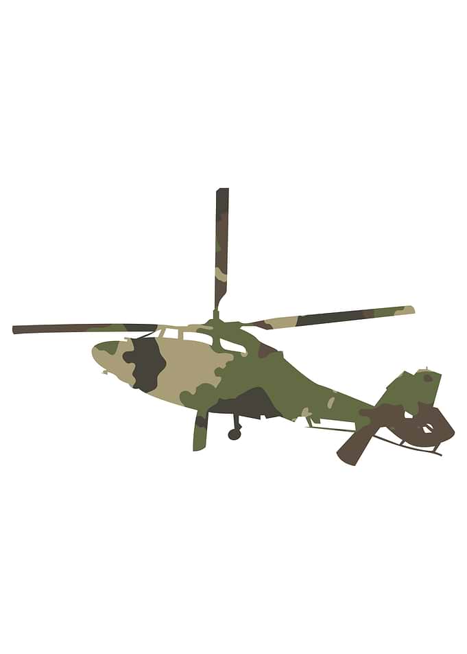 helicopter silhouettes