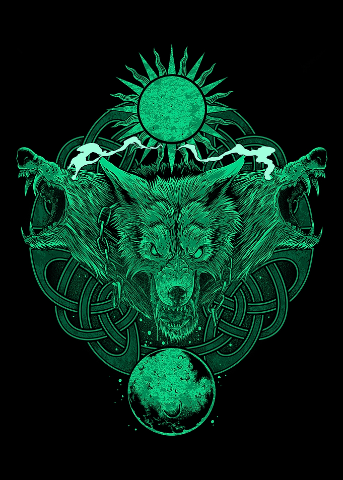 Viking Wolves Norse Pagan