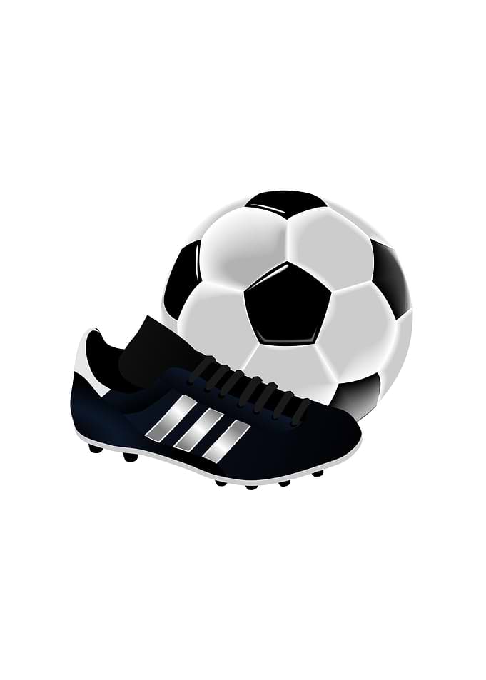football and shoe