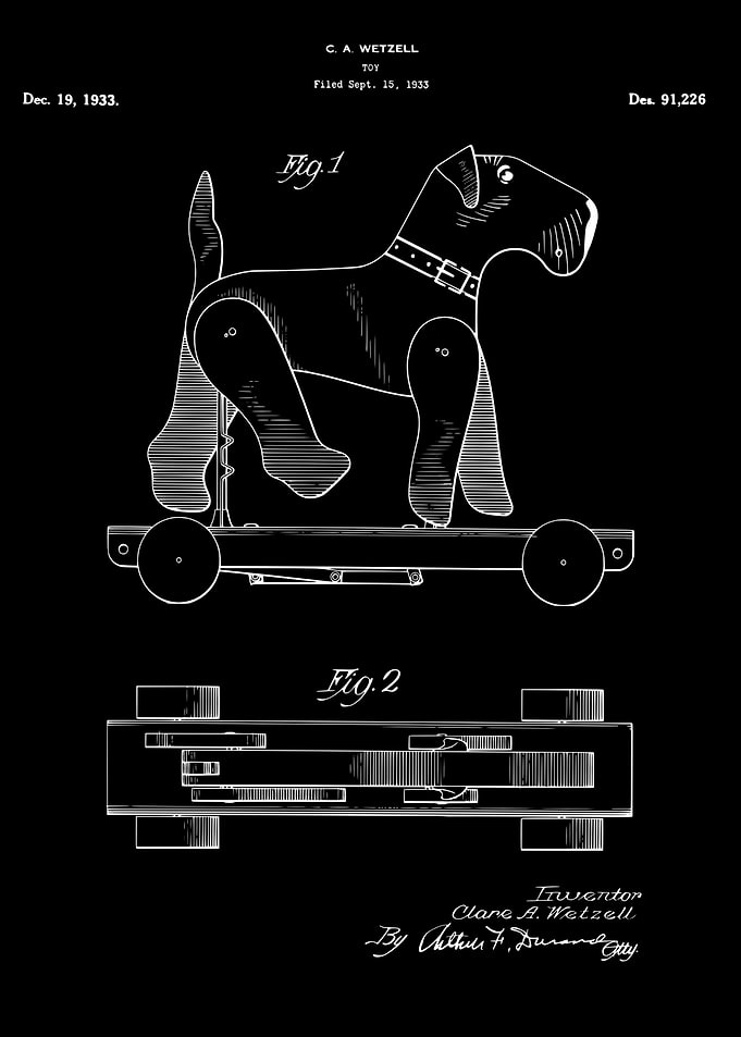 Toy patent 1933