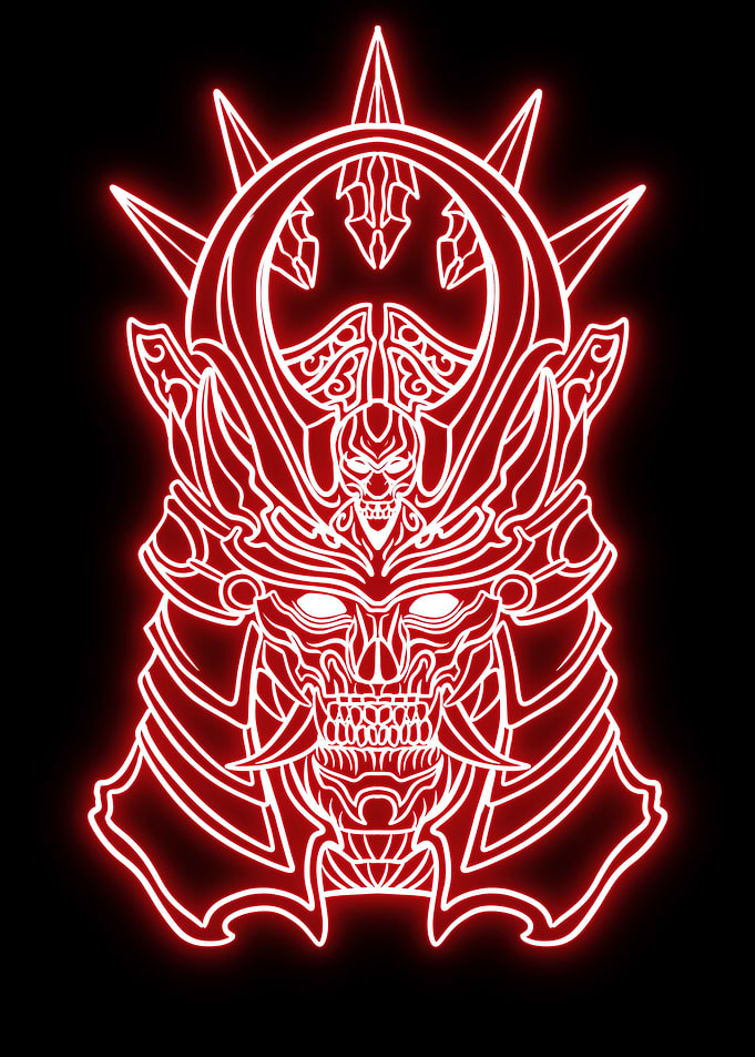 Samurai neon