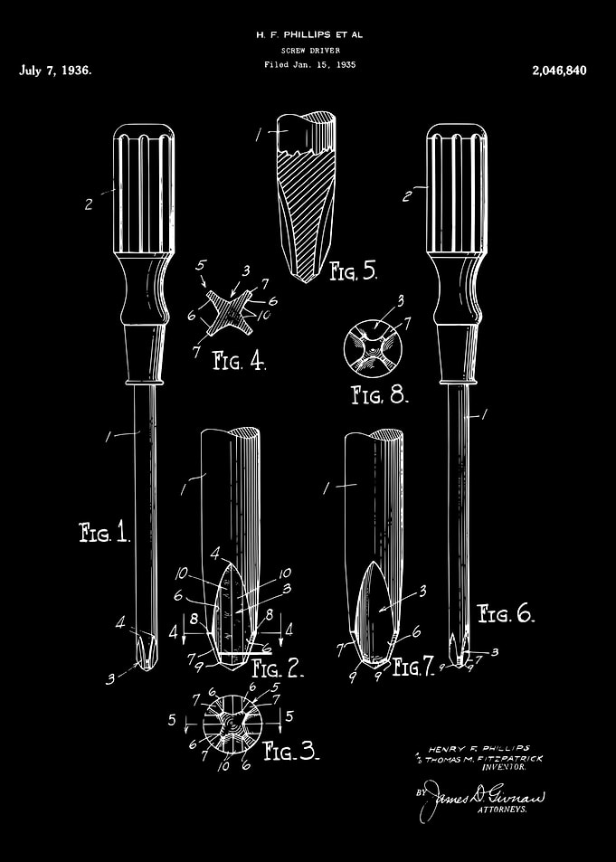 Screwdriver patent