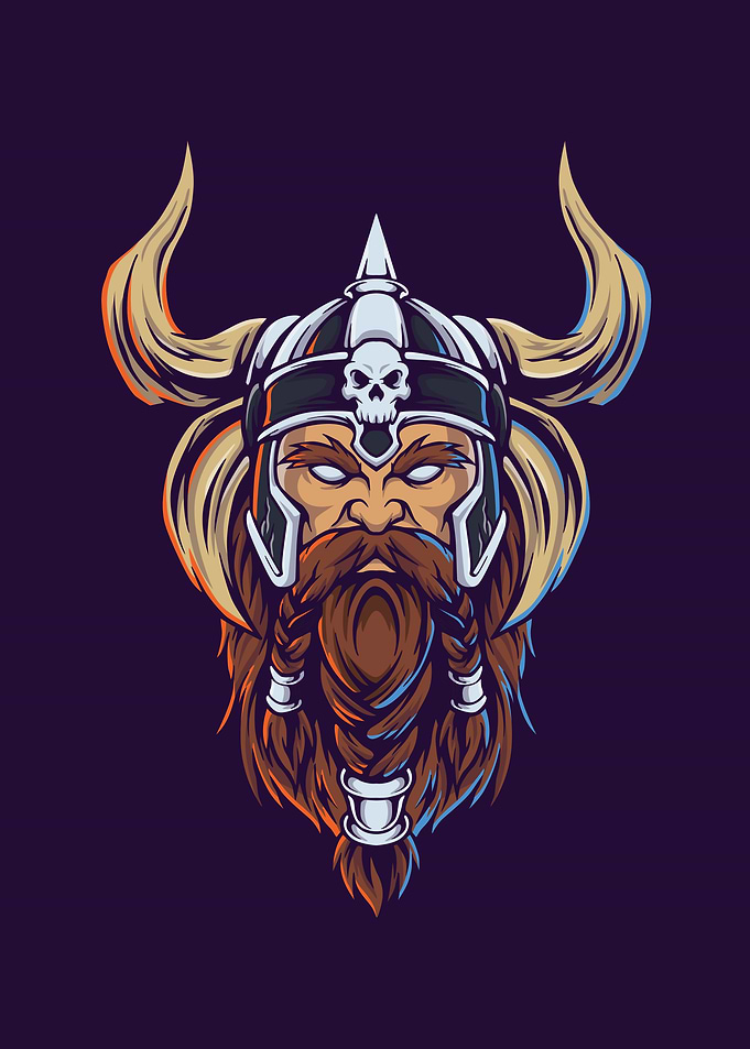 Viking warrior with axe