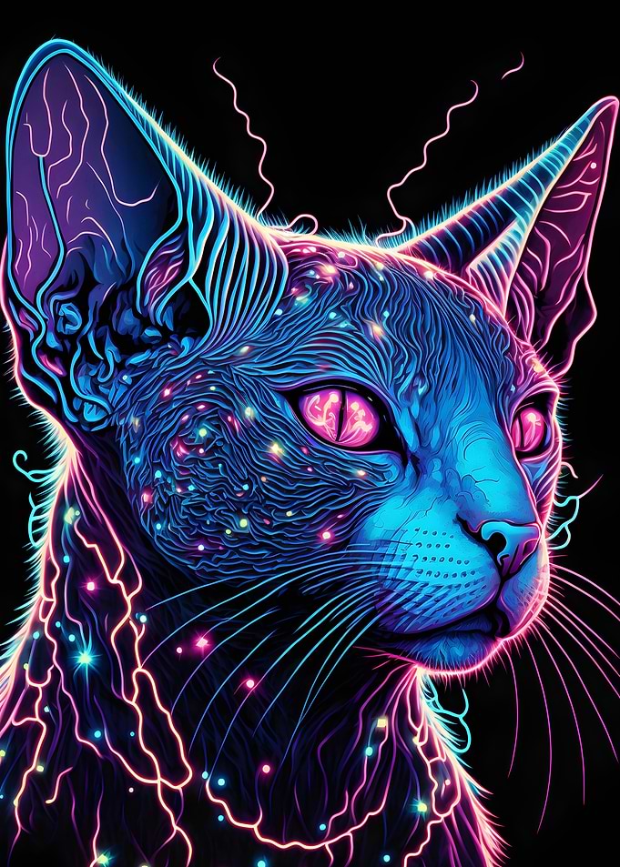 Black Light Cat 20