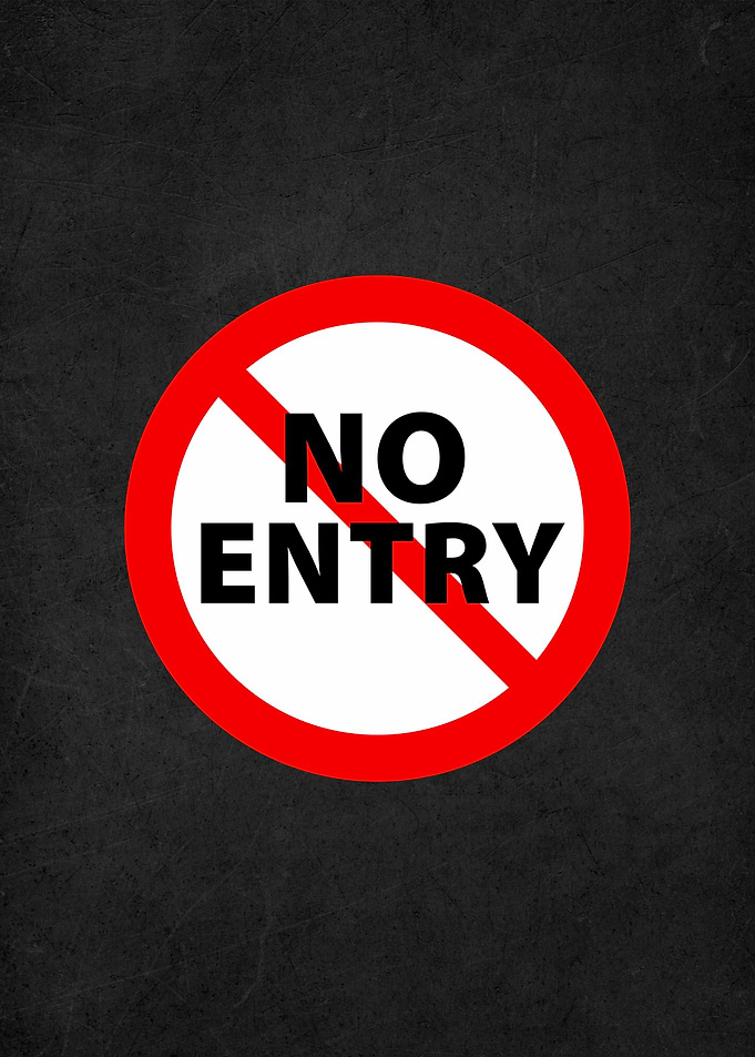 warning sign badges