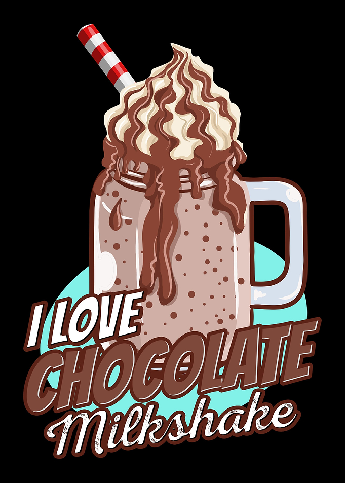 I Love Chocolate Milkshake