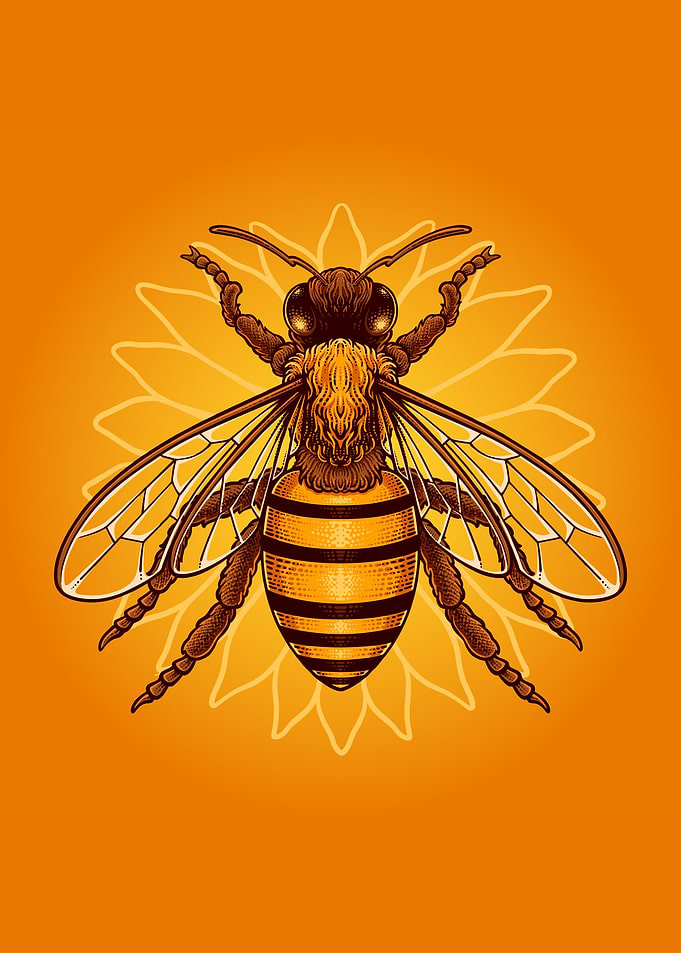 Bee on flower