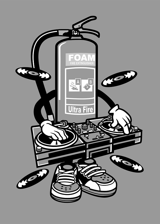 fire extinguisher dj