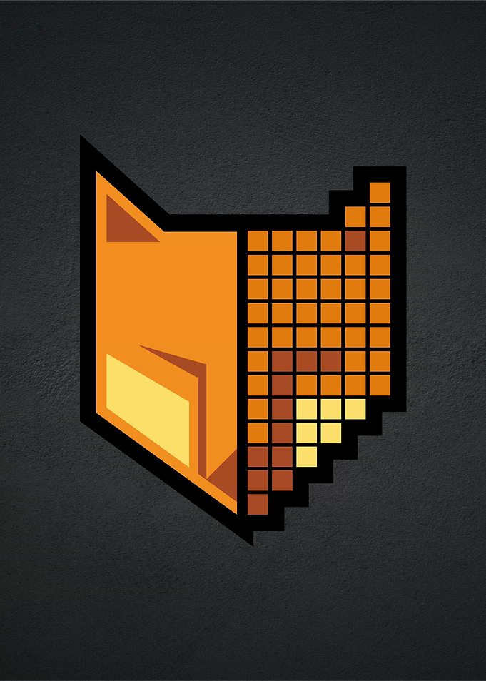 fox head design