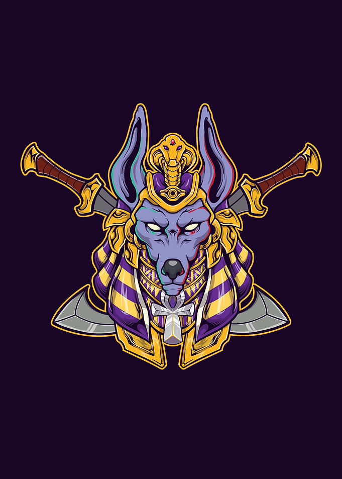 Concept of anubis mascot