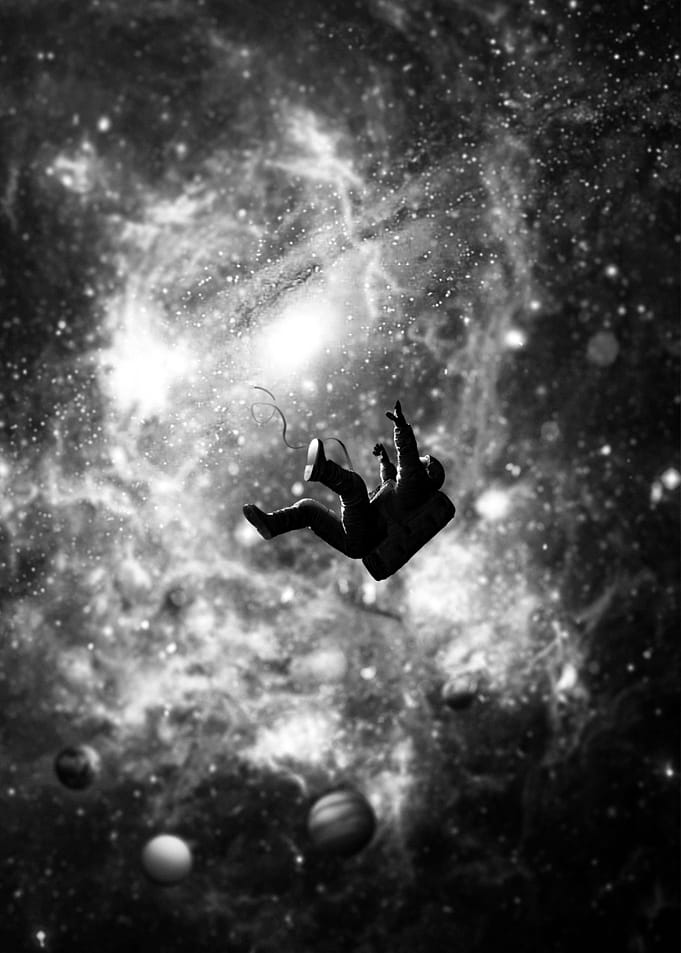 Falling Bw