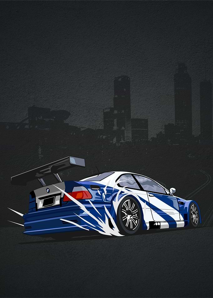 car illustration art