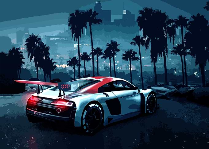luxury car