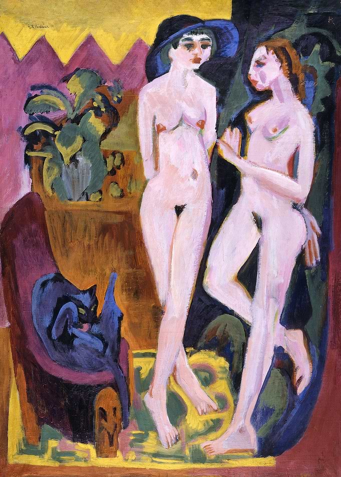 Two Nudes in a Room