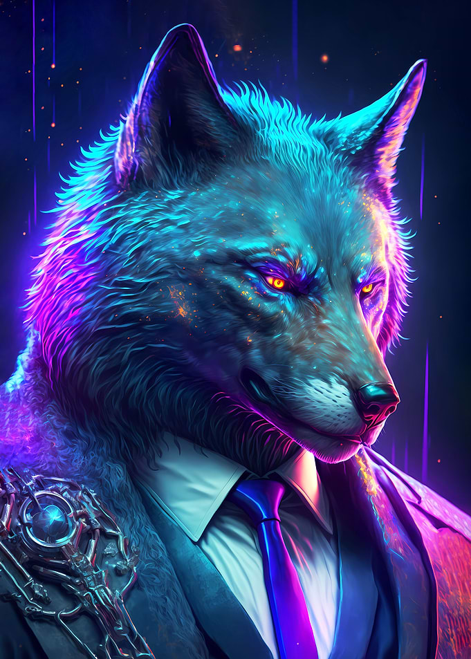 Boss Wolf In Suit