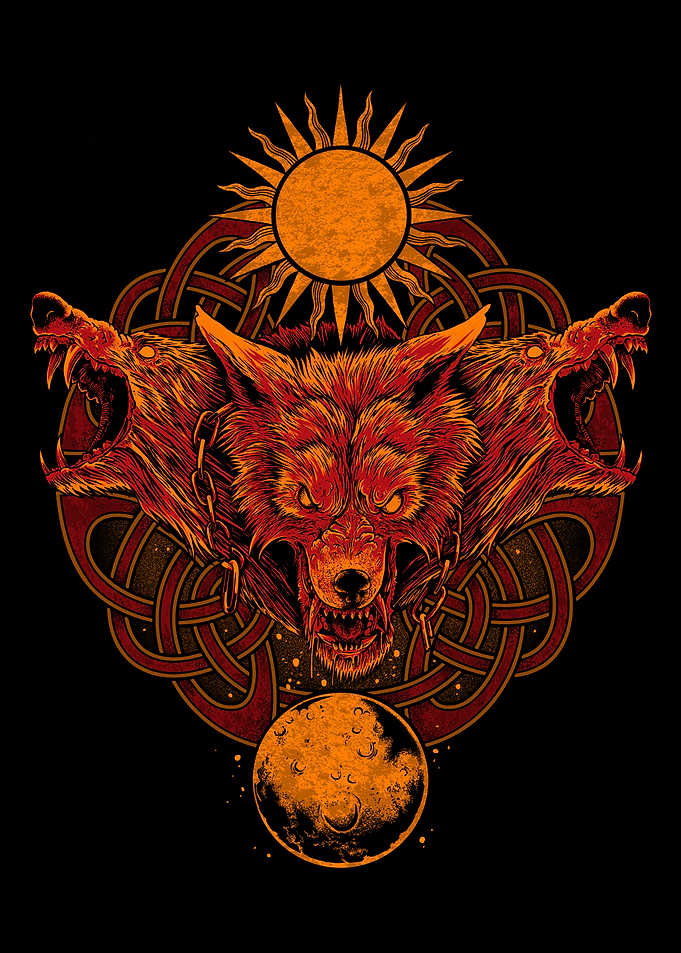 Norse Pagan Viking Wolves